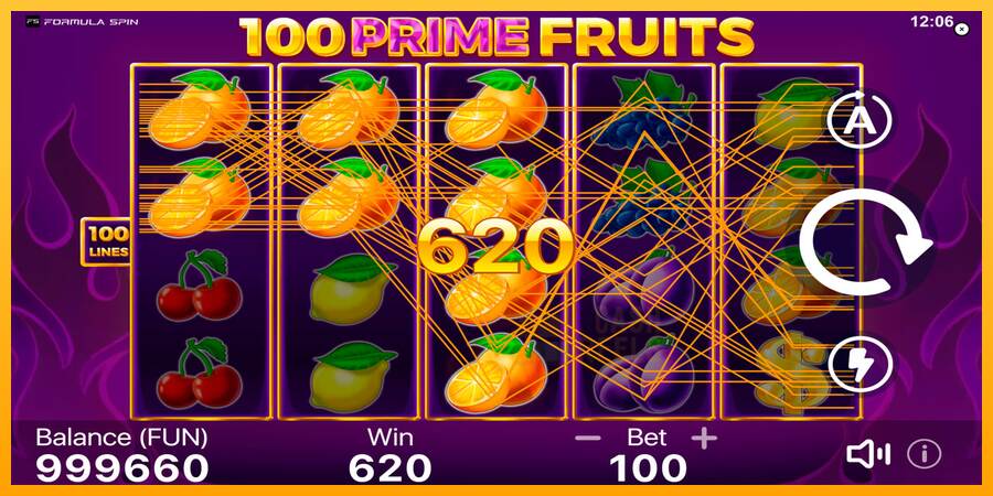 100 Prime Fruits macchina da gioco per soldi, immagine 4