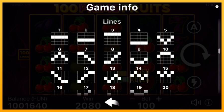 100 Prime Fruits macchina da gioco per soldi, immagine 7