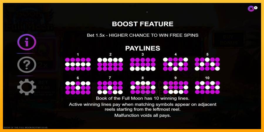 Book of the Full Moon macchina da gioco per soldi, immagine 7