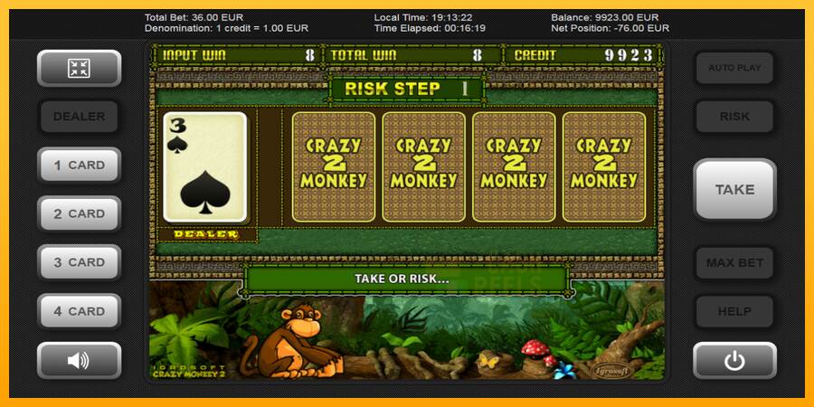 Crazy Monkey 2 macchina da gioco per soldi, immagine 4