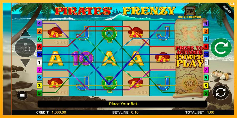 Pirates Frenzy macchina da gioco per soldi, immagine 1