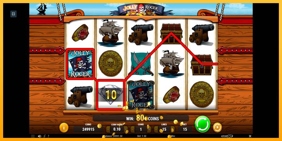 Jolly Roger macchina da gioco per soldi, immagine 8