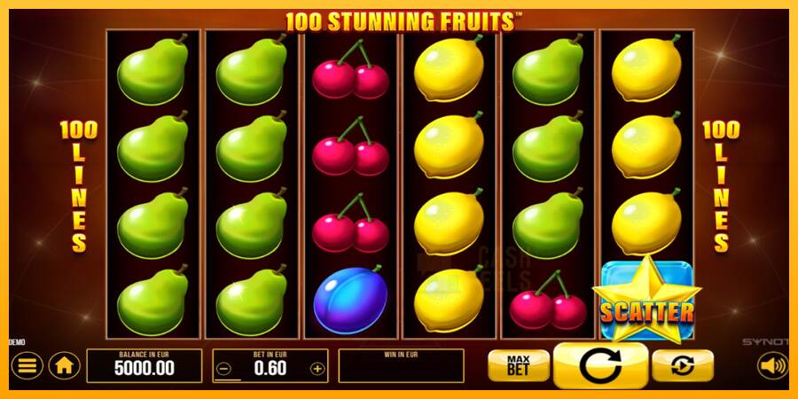 100 Stunning Fruits macchina da gioco per soldi, immagine 1