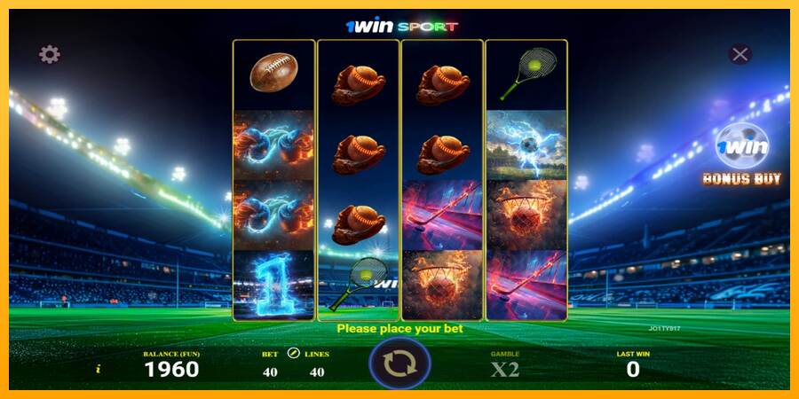 1win Sport macchina da gioco per soldi, immagine 1