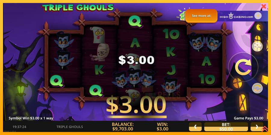 Triple Ghouls macchina da gioco per soldi, immagine 2