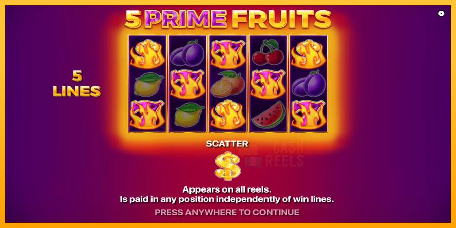 5 Prime Fruits macchina da gioco per soldi, immagine 1