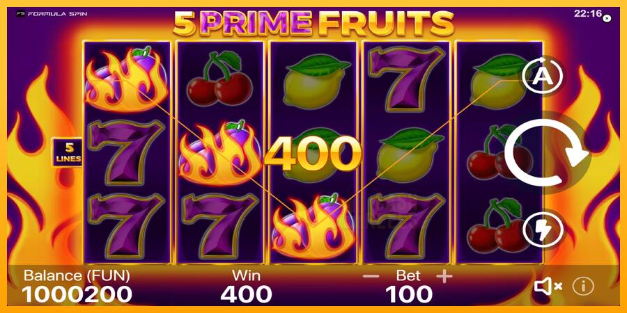 5 Prime Fruits macchina da gioco per soldi, immagine 3