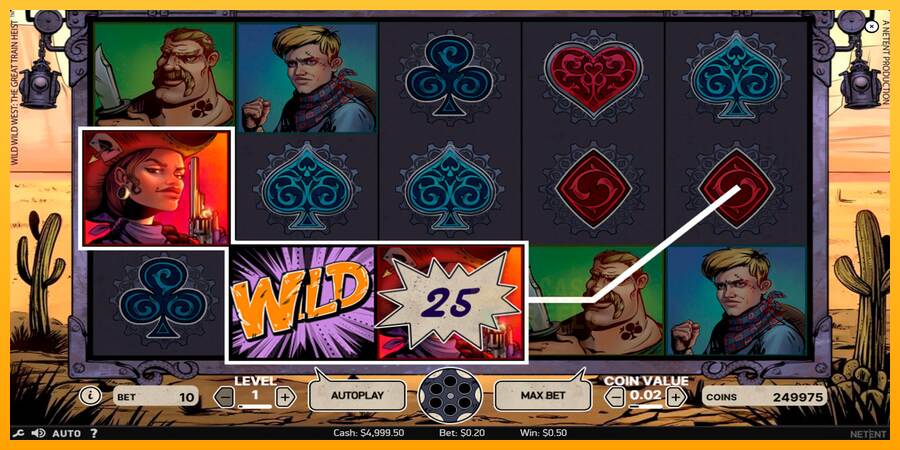 Wild Wild West macchina da gioco per soldi, immagine 2