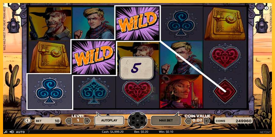 Wild Wild West macchina da gioco per soldi, immagine 3