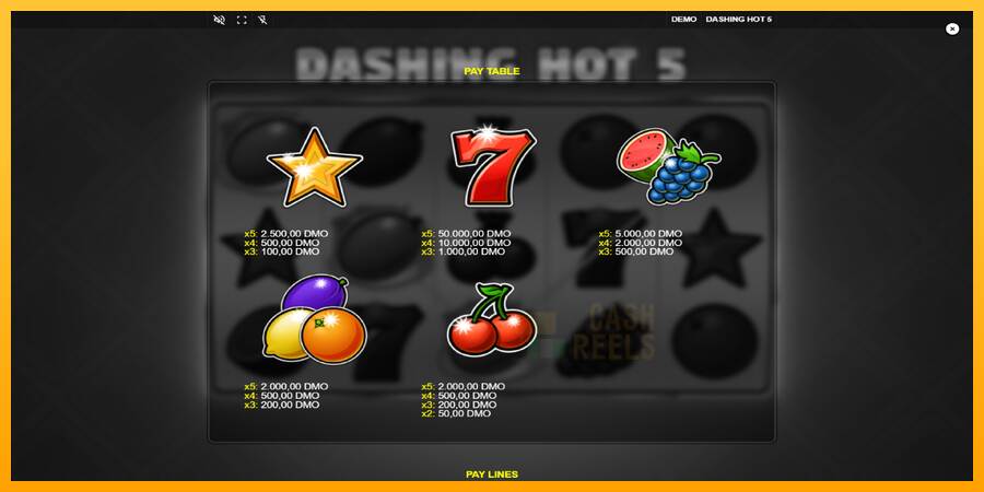 Dashing Hot 5 macchina da gioco per soldi, immagine 5