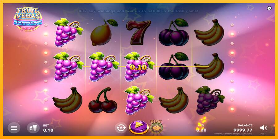 Fruit Vegas Extreme x125 macchina da gioco per soldi, immagine 3