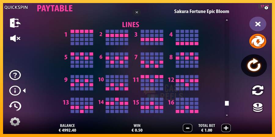 Sakura Fortune Epic Bloom macchina da gioco per soldi, immagine 7