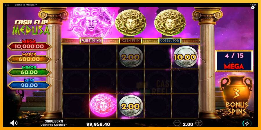 Cash Flip Medusa macchina da gioco per soldi, immagine 3