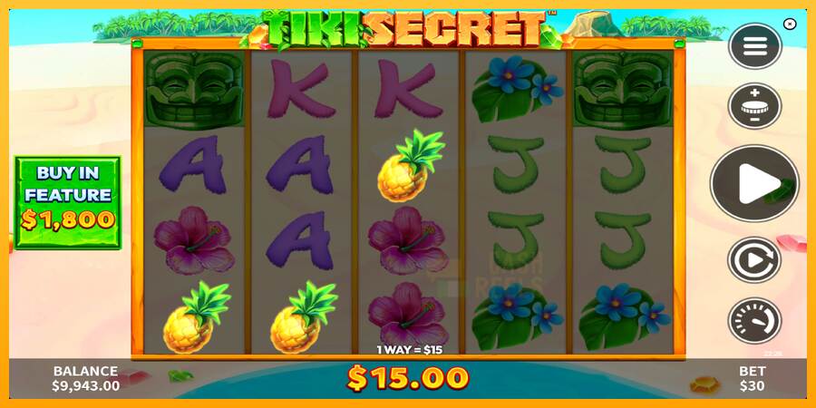 Tiki Secret macchina da gioco per soldi, immagine 4