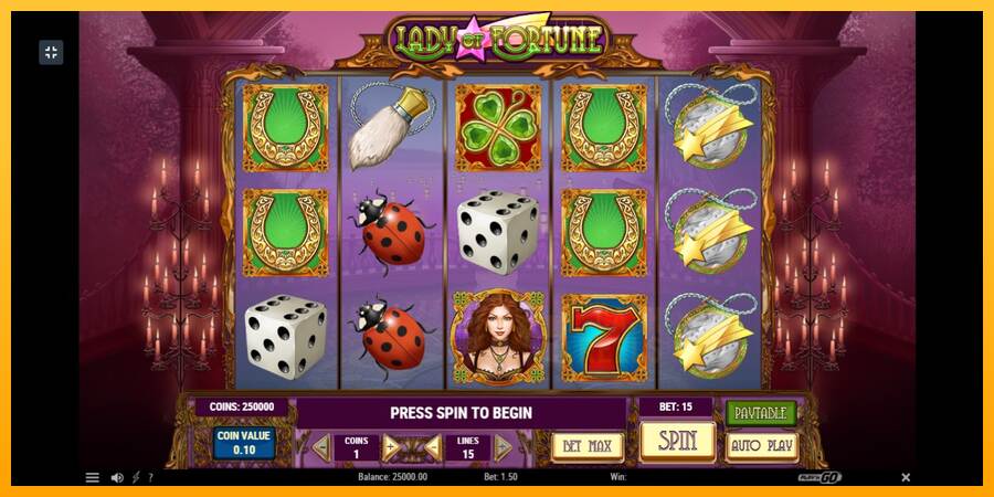 Lady of Fortune macchina da gioco per soldi, immagine 2