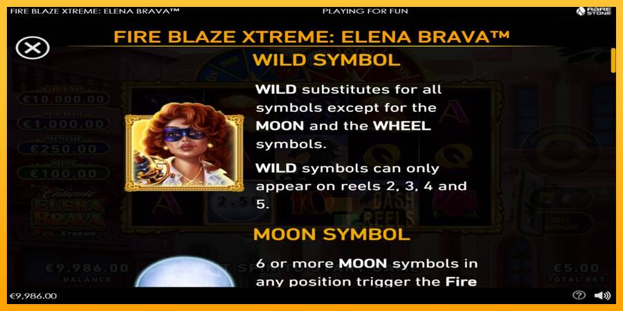 Fire Blaze Extreme: Elena Brava macchina da gioco per soldi, immagine 4