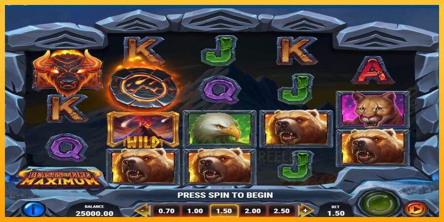 Beasts of Fire Maximum macchina da gioco per soldi, immagine 1