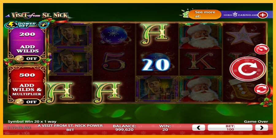 A Visit From St. Nick Power Bet macchina da gioco per soldi, immagine 3