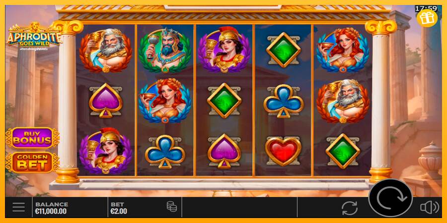 Aphrodite Goes Wild RushingWilds macchina da gioco per soldi, immagine 1