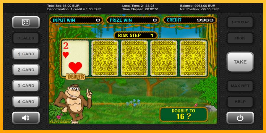 Crazy Monkey macchina da gioco per soldi, immagine 3