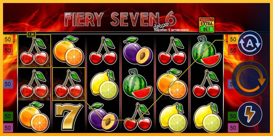 Fiery Sevens Deluxe Six macchina da gioco per soldi, immagine 4