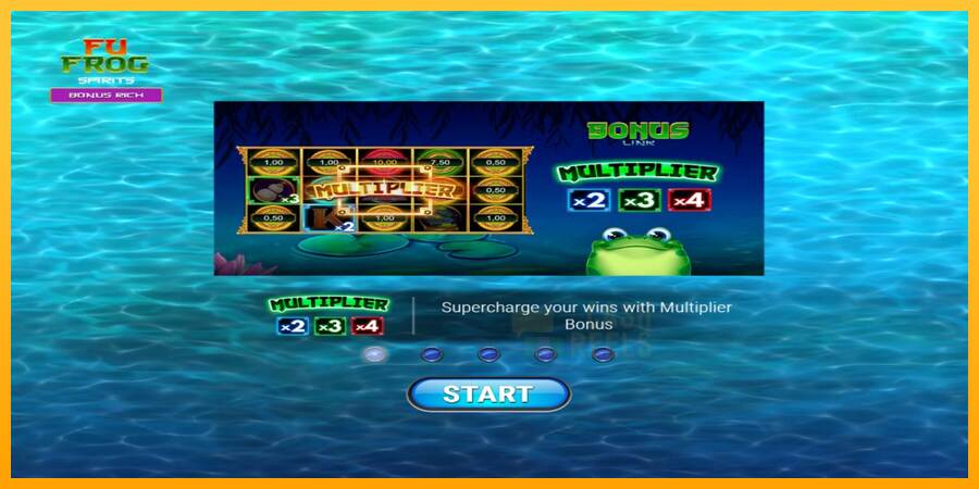 Fu Frog Spirits macchina da gioco per soldi, immagine 1