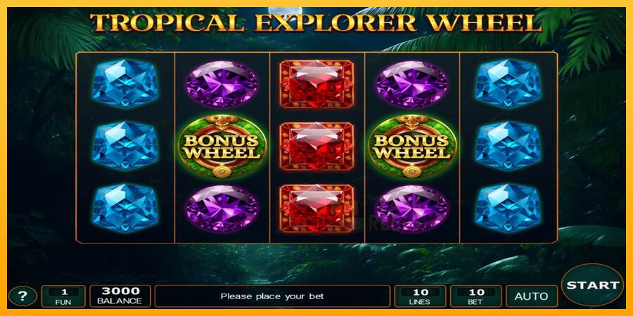 Tropical Explorer Wheel macchina da gioco per soldi, immagine 1