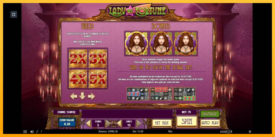 Lady of Fortune macchina da gioco per soldi, immagine 5