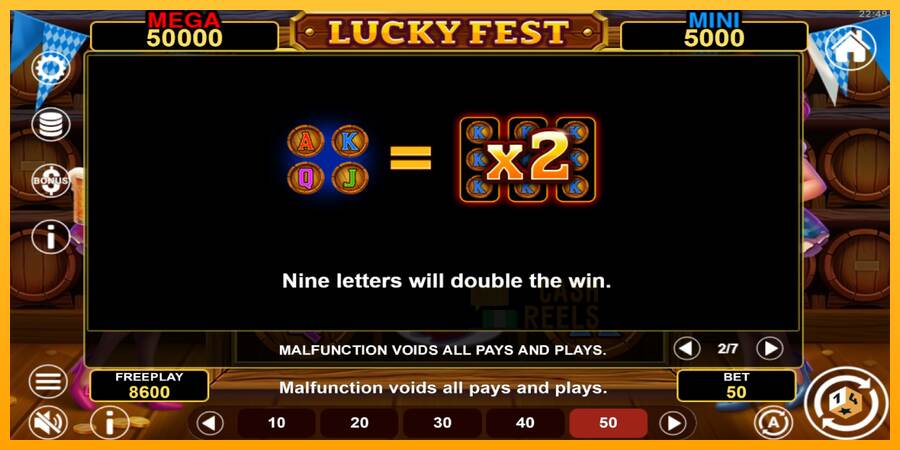 Lucky Fest Hold & Win macchina da gioco per soldi, immagine 6