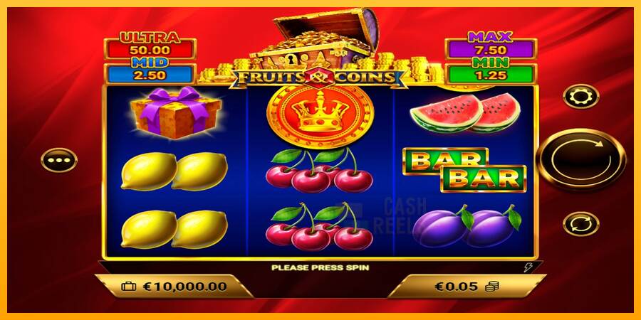 Fruits & Coins macchina da gioco per soldi, immagine 1