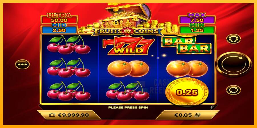 Fruits & Coins macchina da gioco per soldi, immagine 2