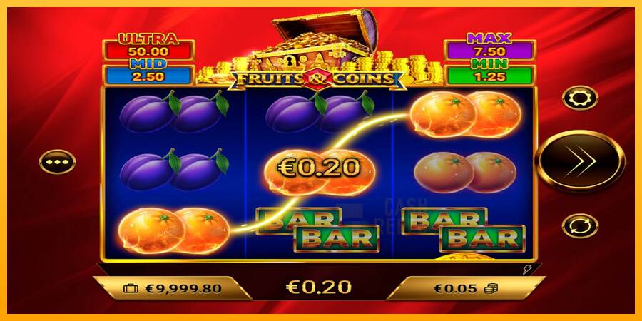 Fruits & Coins macchina da gioco per soldi, immagine 3