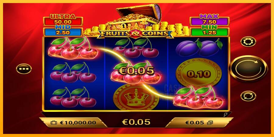 Fruits & Coins macchina da gioco per soldi, immagine 4