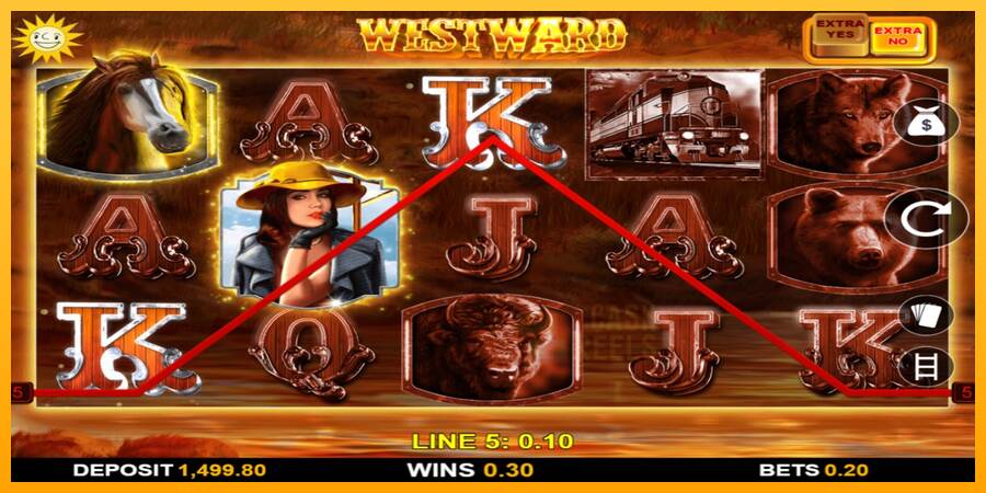 Westward macchina da gioco per soldi, immagine 2