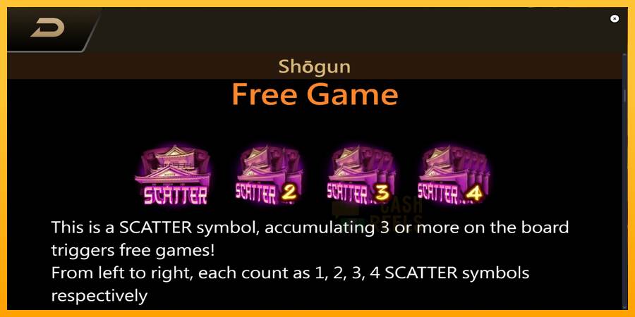 Shogun macchina da gioco per soldi, immagine 5