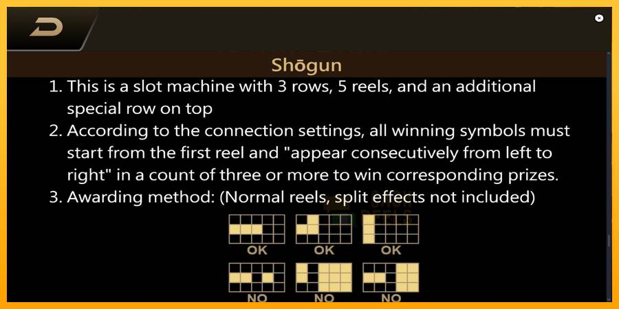 Shogun macchina da gioco per soldi, immagine 7