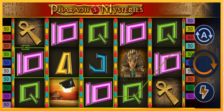 Pharaohs Mysteries macchina da gioco per soldi, immagine 2