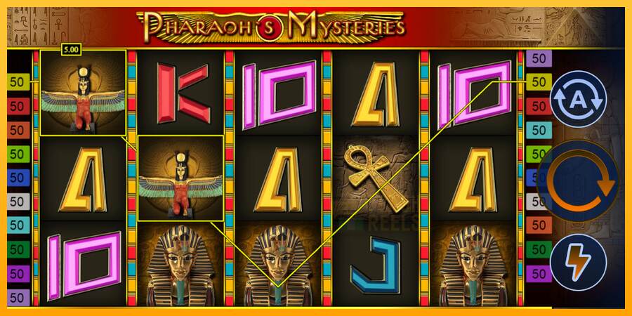 Pharaohs Mysteries macchina da gioco per soldi, immagine 3