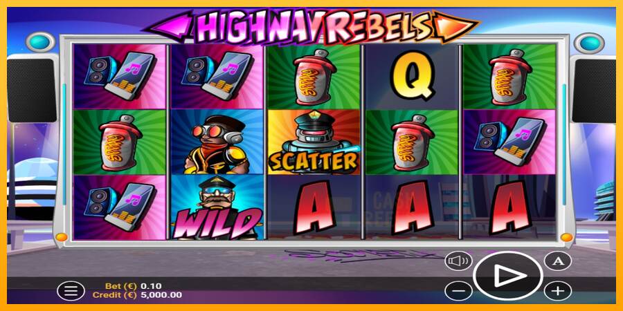 Highway Rebels macchina da gioco per soldi, immagine 1