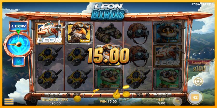 Leon Birds macchina da gioco per soldi, immagine 4