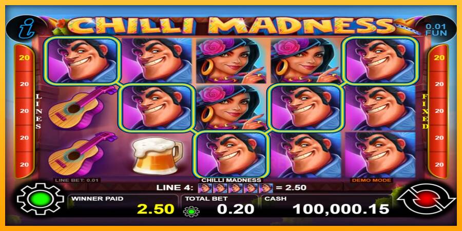 Chilli Madness macchina da gioco per soldi, immagine 2