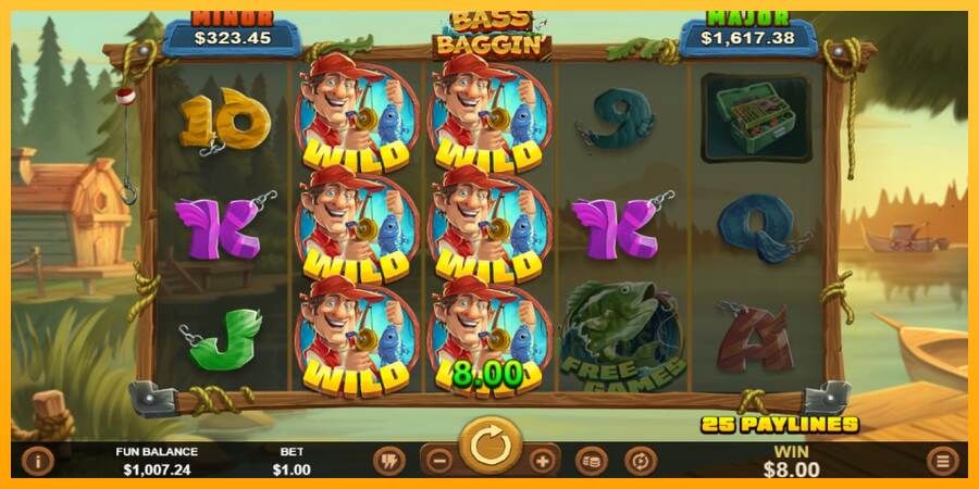 Bass Baggin macchina da gioco per soldi, immagine 3