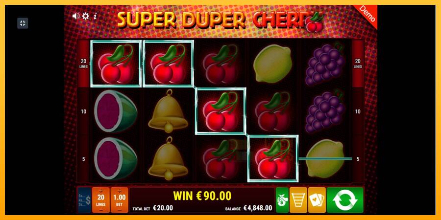 Super Duper Cherry macchina da gioco per soldi, immagine 3