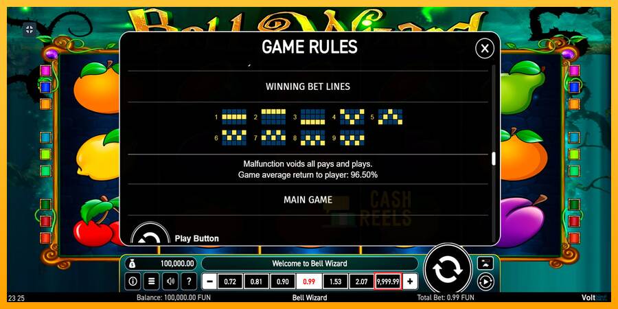 Bell Wizard macchina da gioco per soldi, immagine 4
