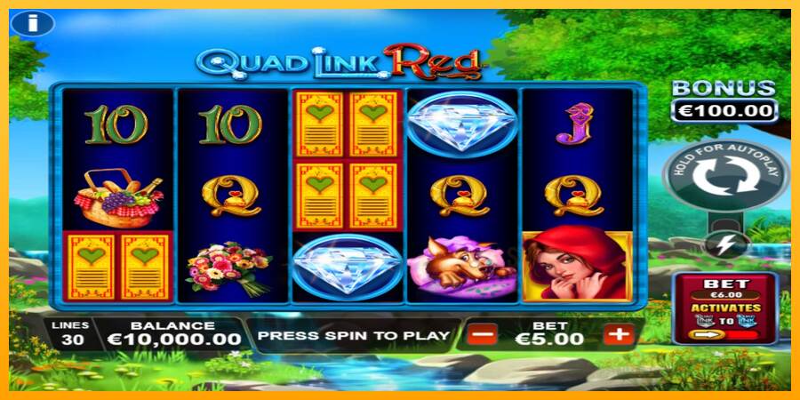 Quad Link Red macchina da gioco per soldi, immagine 1