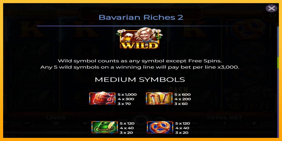 Bavarian Riches 2 macchina da gioco per soldi, immagine 6