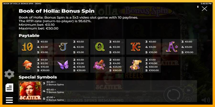 Book of Holla: Bonus Spin macchina da gioco per soldi, immagine 4