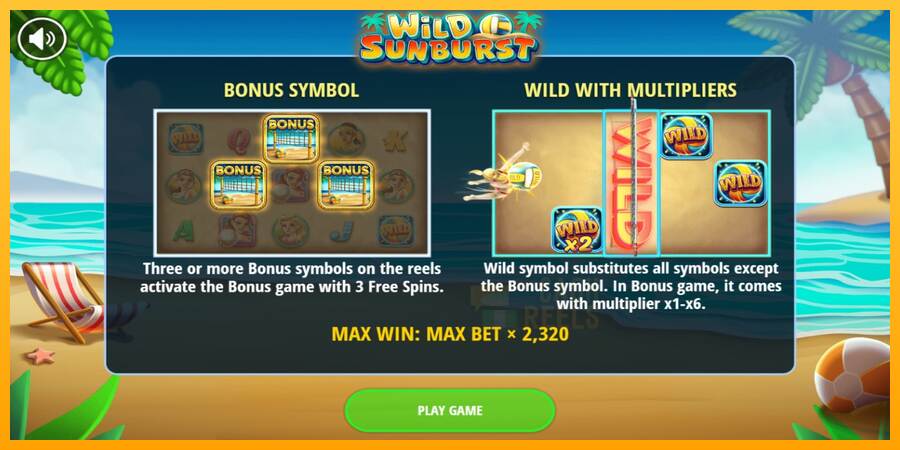 Wild Sunburst macchina da gioco per soldi, immagine 1