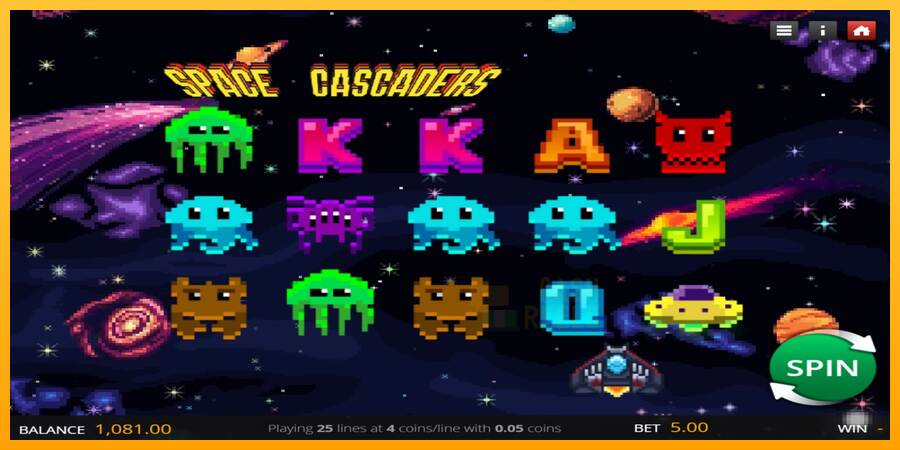 Space Cascaders macchina da gioco per soldi, immagine 1