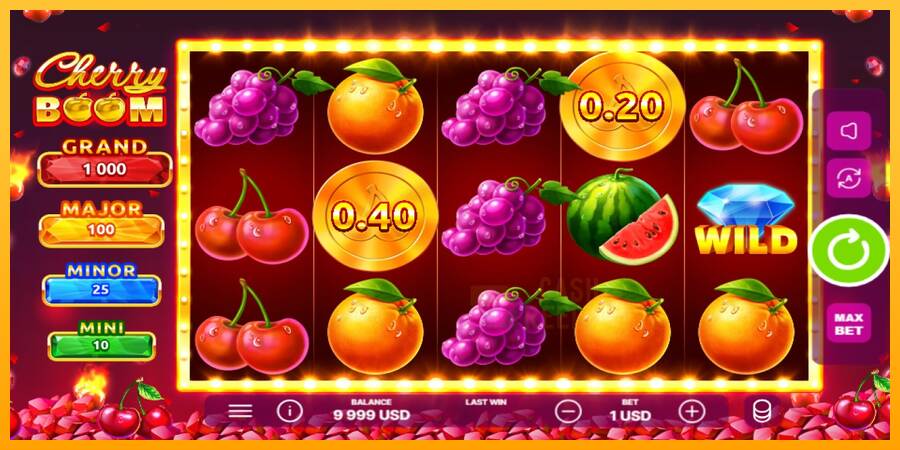 Cherry Boom macchina da gioco per soldi, immagine 2